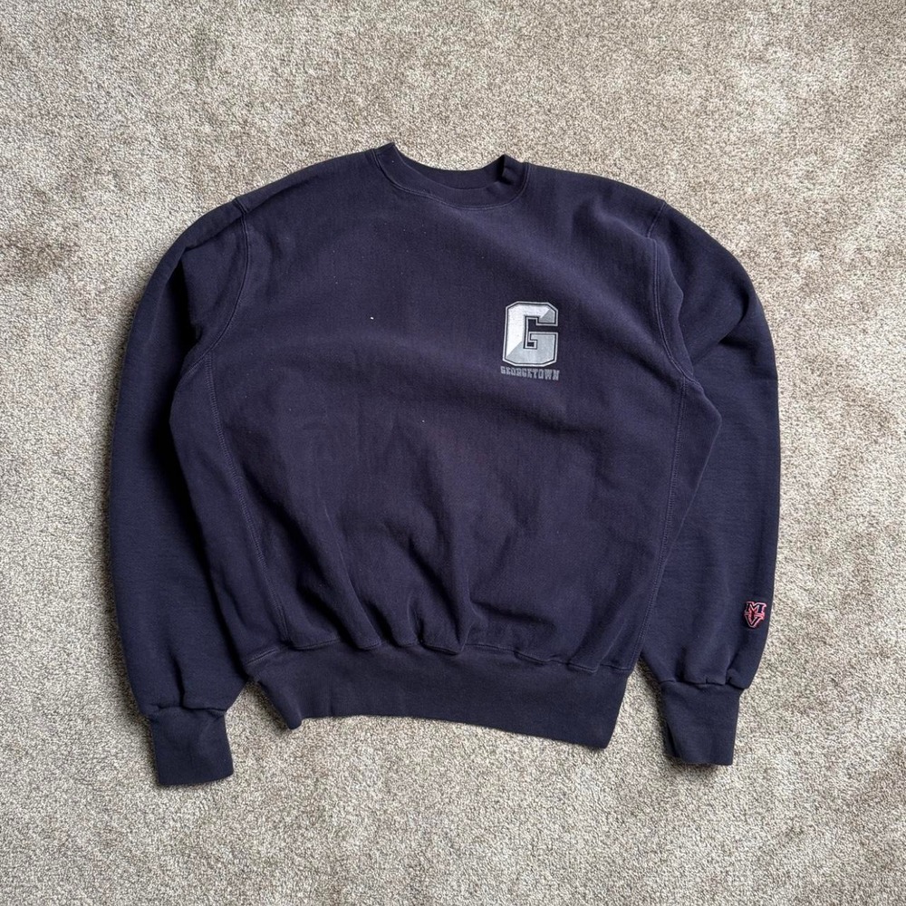VINTAGE NAVY MV SPORT "GEORGETOWN" SWEATSHIRT